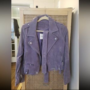Purple Suede Women's Jacket